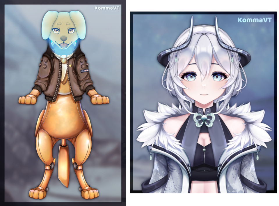 VTuber Model Example Art